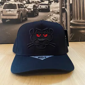 Cap Belica panter culiacan hats curved black color