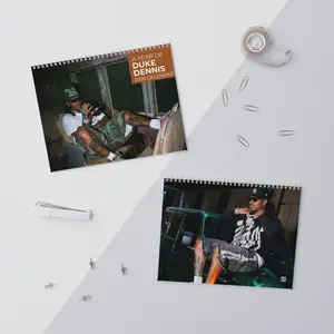 Duke Dennis Wall 2026 Calendar for Fan Lover 270gsm Premium Paper 11x8.5 & 14x11.5 Inches Eco-Friendly Design