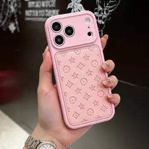 Luxury retro leather texture dopamine INS style phone case, solid color fashion soft cover, full camera protection, anti-drop and anti-slip, unisex, ideal choice for gifts. Compatible with iPhone 17 Pro Max to iPhone 13