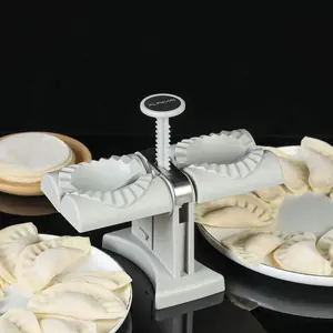 Dumpling Maker Machine ,household Double Head Automatic Dumpling Maker Mould Automatic Dumplings Maker Lazy Dumplings Maker,Make One Bite Dumpling Quickly for Home, Kitchen Gadgets