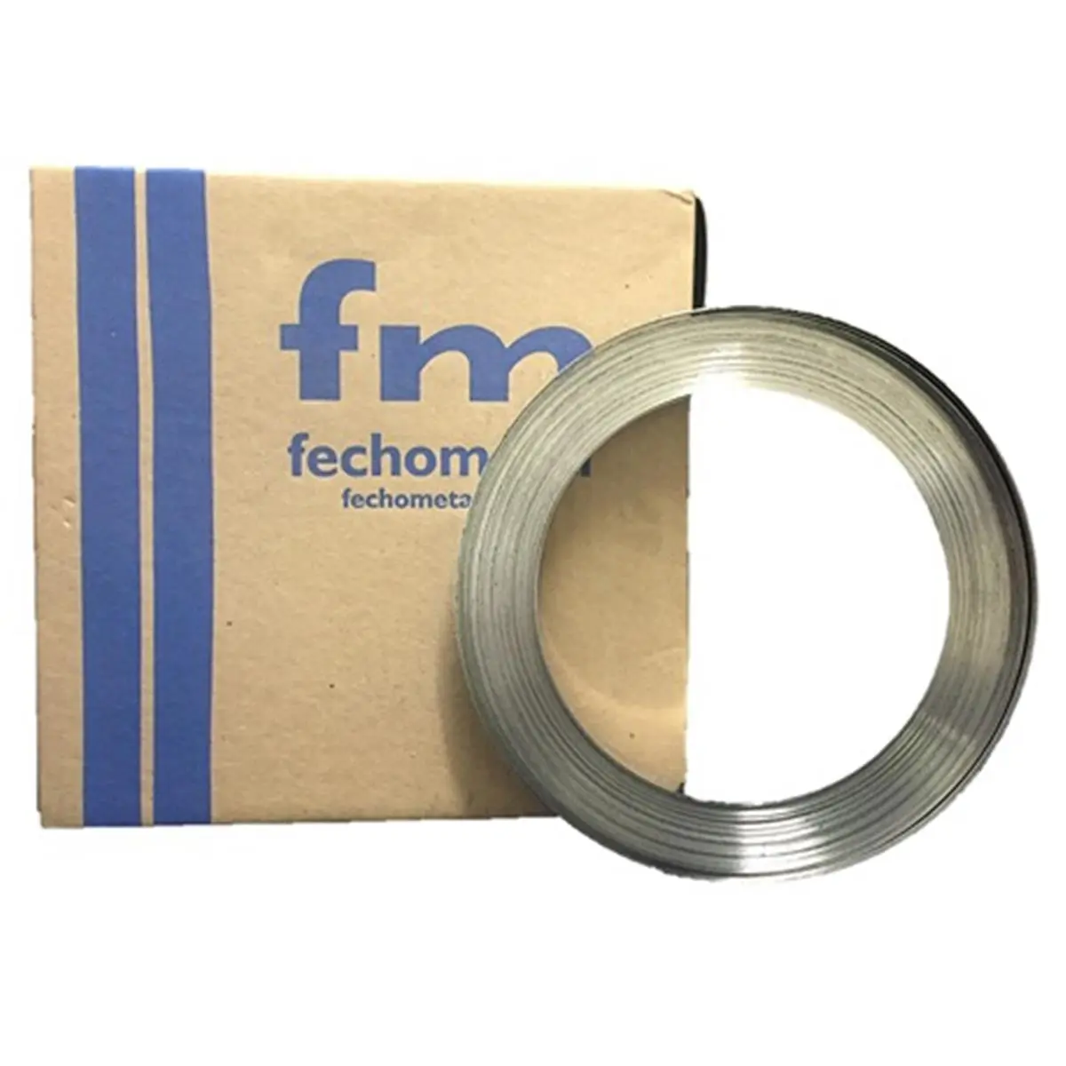 FECHOMETAL 201 Stainless Steel Banding Roll - 1.25 in x 100 ft Durable, Corrosion-Resistant Strapping with Smooth Edges for Water Sports, Sailing Gear, 1.25X100ft