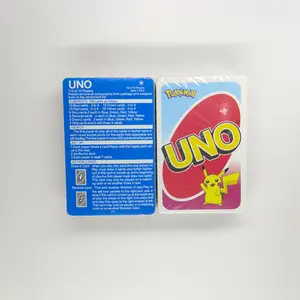 Pokémon Uno Card Game Box, Multiplayer Party Board Game, Paper Cards, Casual Gathering Tabletop Game, Poker Style