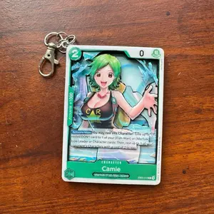 Camie ShadowBox Art Keychain - Resin Cast One Piece TCG EB03 Common Card