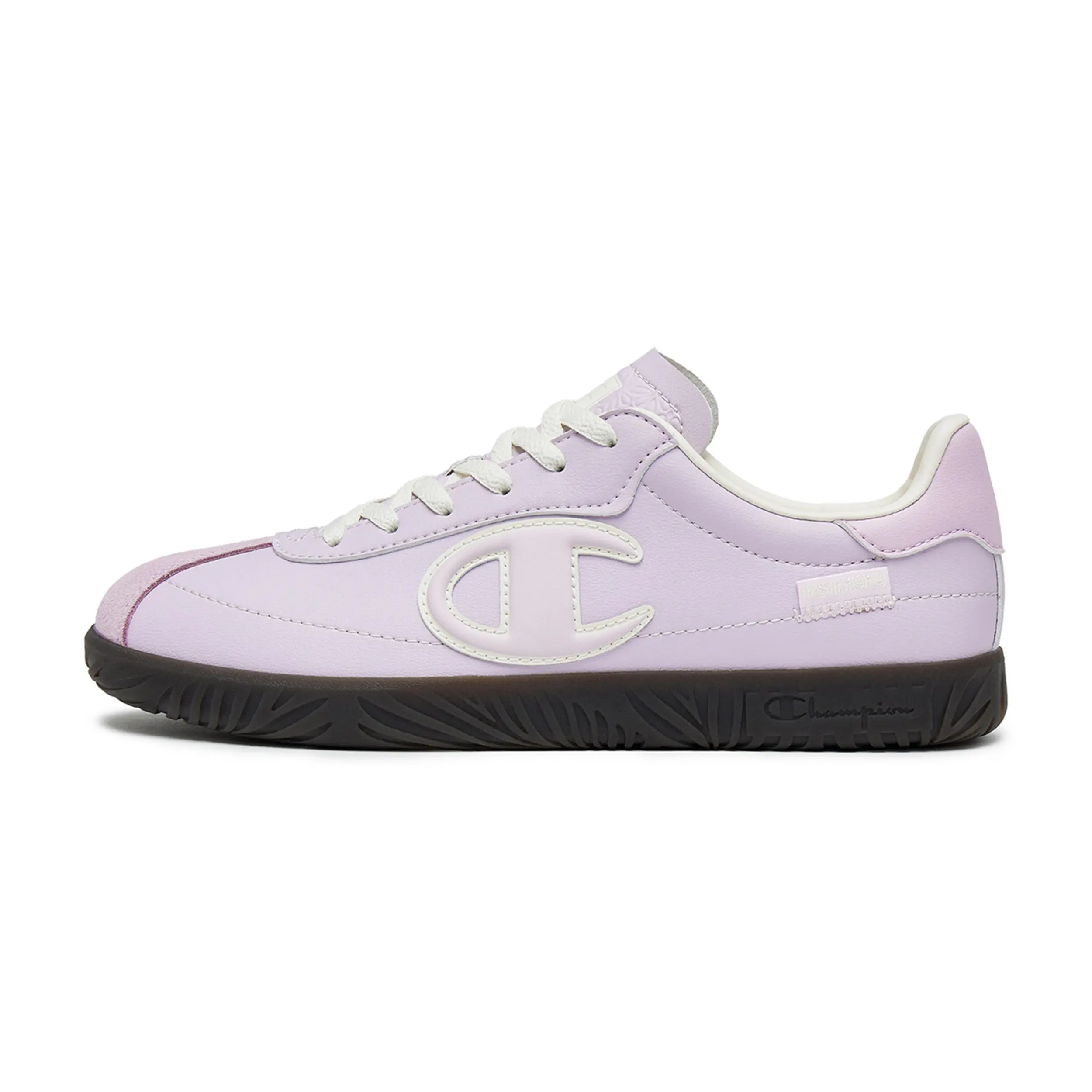 Champion Champ Trainer EC Retro Logo Low-Top Casual Training Shoes - Unisex Closed Walking Sports Shoes in Lavender, Twilight Purple, House White - Maison Mihara Trending Pick