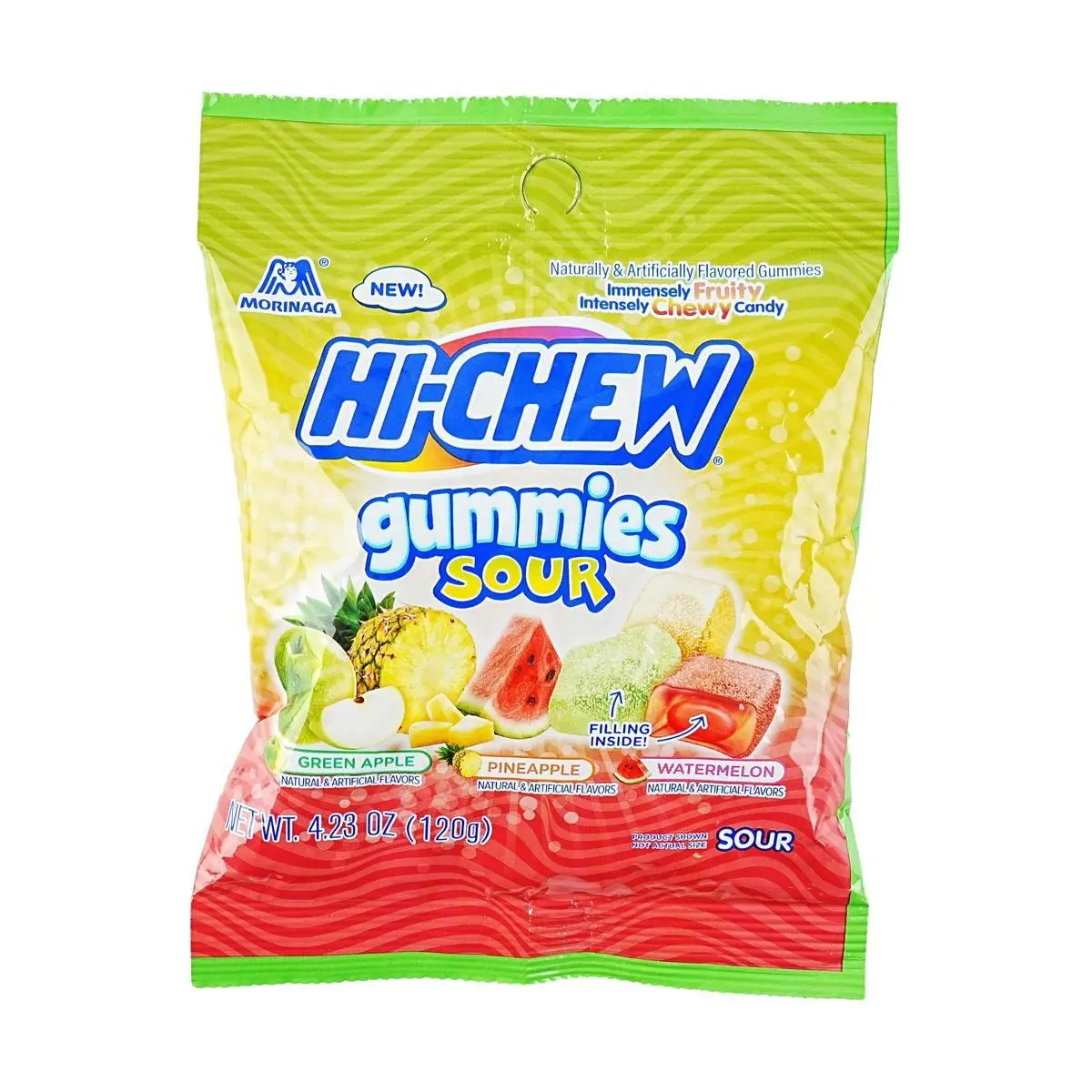 HI-CHEW Japanese Fruit Chewy Candy Assorted Flavors - Sour & Sweet Mix, 120g