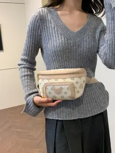 Fashion Women's Crossbody Shoulder Bag, Vintage Multi-Functional Phone Bag, Versatile Casual Waist Bag, High-End Slung Bag