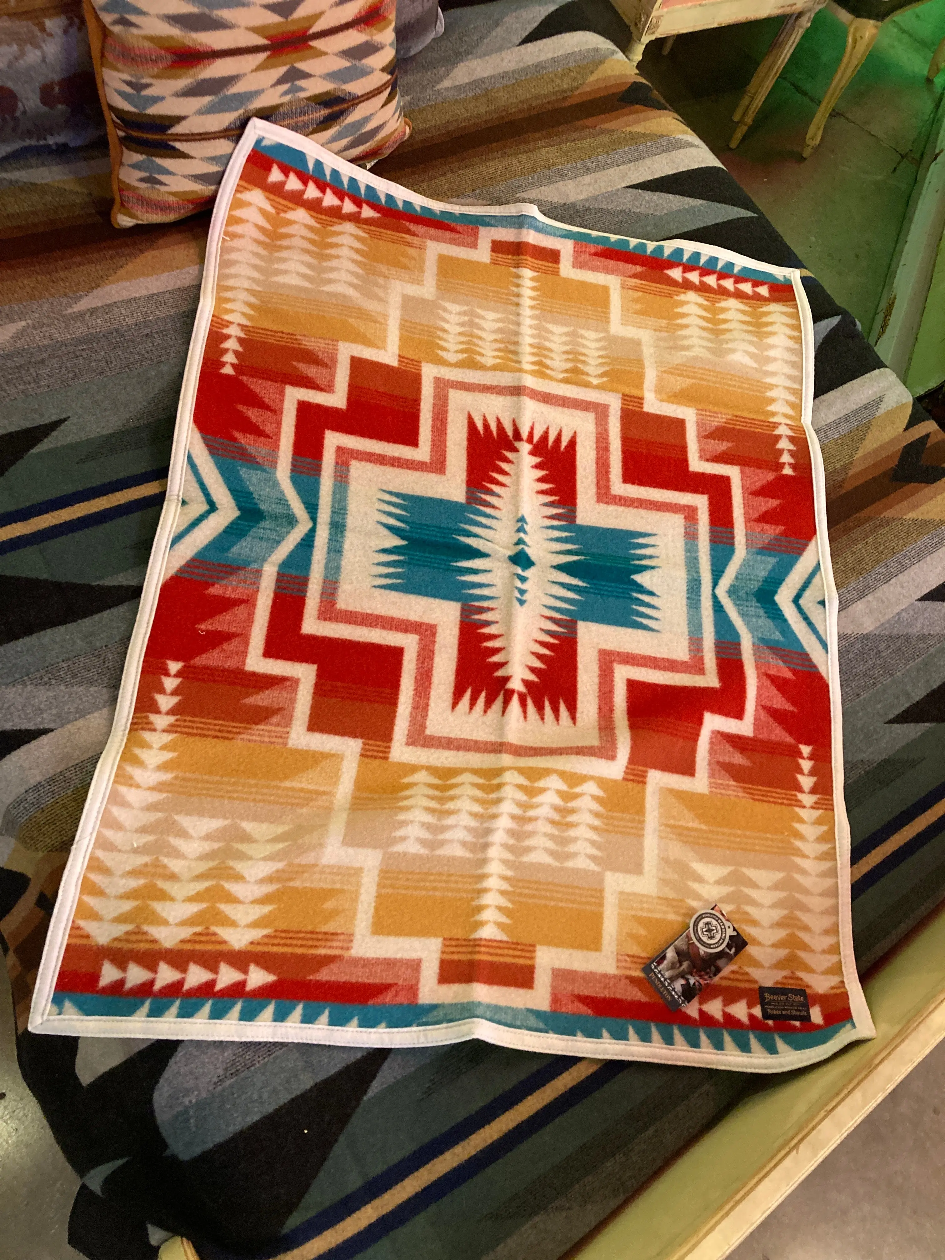 Pendleton HARDING STAR CRIB BLANKET Pendleton HARDING STAR CRIB BLANKET