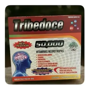 Tribedoce 50,000 vitamin 10 Microbotellas 15mL each