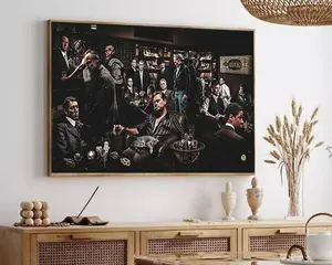 Trump Godfather Gangster Party Money Power Luxury Art Poster