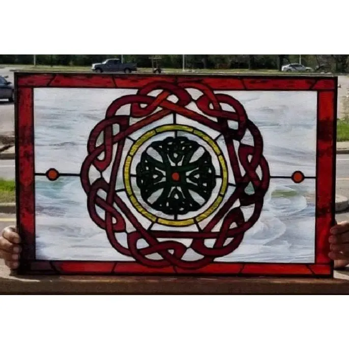 Stained Glass Panel - P-261 Celtic