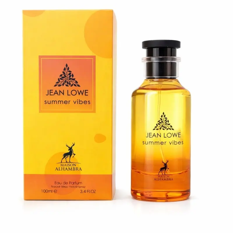 MAISON ALHAMBRA Jean Lowe Summer Vibes Unisex EDP 100ml(3.4oz) - High Quality, Scented, Zesty, Floral, Fruit-Based Fragrance with Musk, Clean Sunny Scent, Light Woods, Soft Warmth, Citrus Zest - Daytime Wear, Mother's Day Gift, High Quality Fragrance, Sce