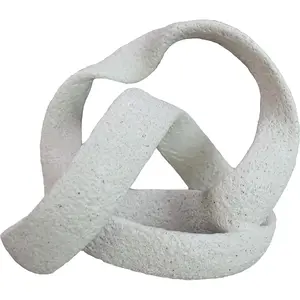 Modern Abstract Geometric Decorative Sculpture, Boho Knot Sculptures, Home Decor, Coffee Table Statues, Modern Shelf, Shelf Top Decor Aesthetics, Dining Living Room Desk Decor