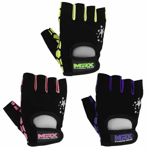 MRX Women's Star Series Weight Lifting Gloves - Durable Amara Leather, Reinforced Palm, All Seasons Heavy Duty Protection, Athletic Accessory, Fitness Exercise Accessories, Multi-Size Options