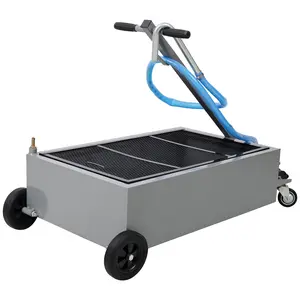 Donext 25 Gallon Low Profile Oil Drainer with Electric Pump Compact Design for Tight Spaces & Mobility Efficient Fluid Capture for Various Uses