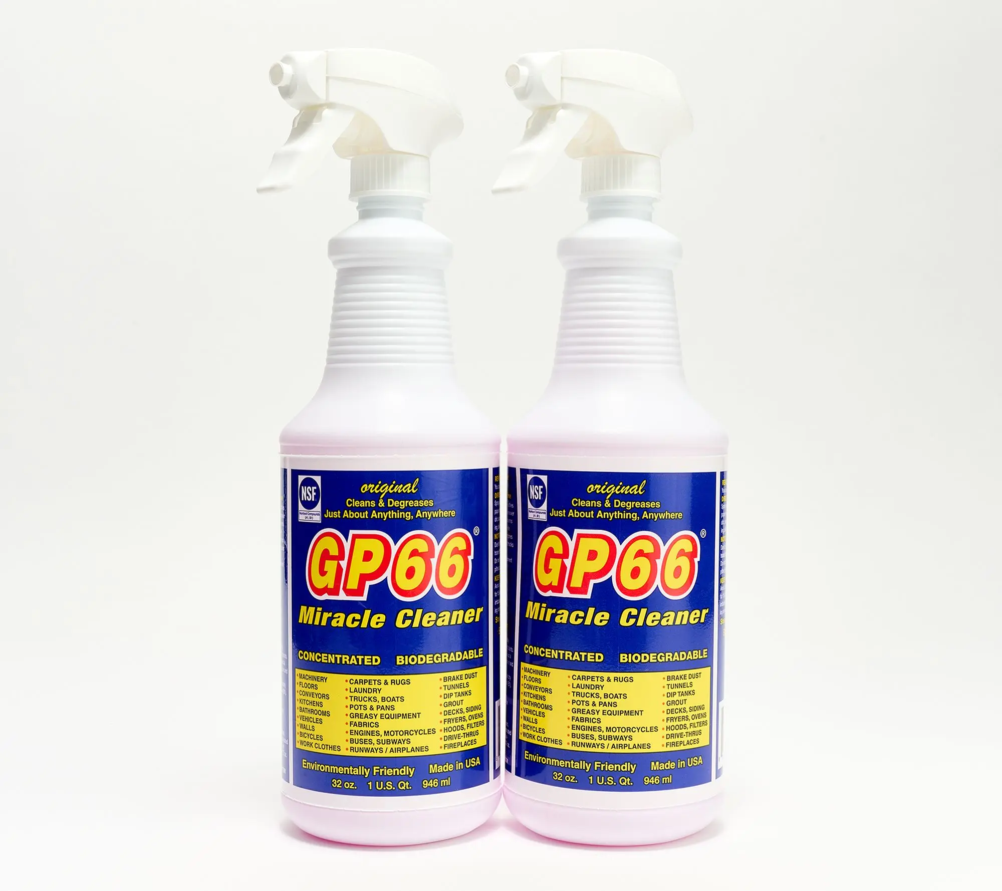GP66 Set of 2 Foam Miracle Cleaner & Degreaser GP66 Set of 2 Foam Miracle Cleaner & Degreaser
