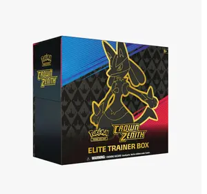Pokemon Crown Zenith - Elite Trainer Box TCG Box Tcg packs (single box)