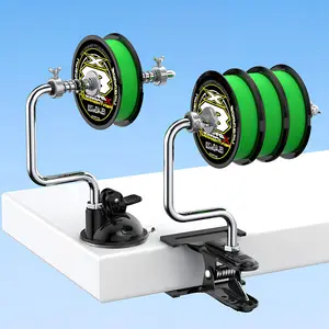 Portable Fishing Line Winder with Suction Cup, Rod Mount Spooler, Practical Line Spooling Tool for Lure Fishing