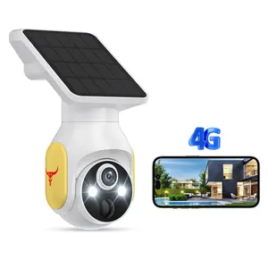 1080p Wireless Camera with Solar Panel, AI Human Detection, Smart Motion Tracking, Night Vision, 2-Way talk, Cloud Storage, 2.4 GHz, Outdoor Security Camera