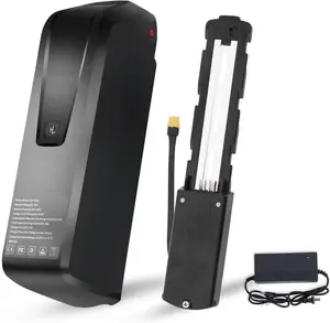 UAZ Ebike Battery 5 Pin 52V 20Ah with 40A BMS Safe Lock & LED Indicator for 200-1500W Motor Tricycle Scooter Road Bike Mountain Bicycle Replaceable Backup Power 52V Ebike Battery