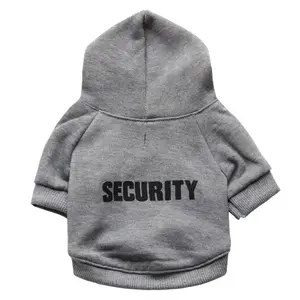Security Cat Clothes Pet Cat Coats Jacket Hoodies for Cats Outfit Warm Pet Clothing Rabbit Animals Pet Costume for Small Dogs IDEPET