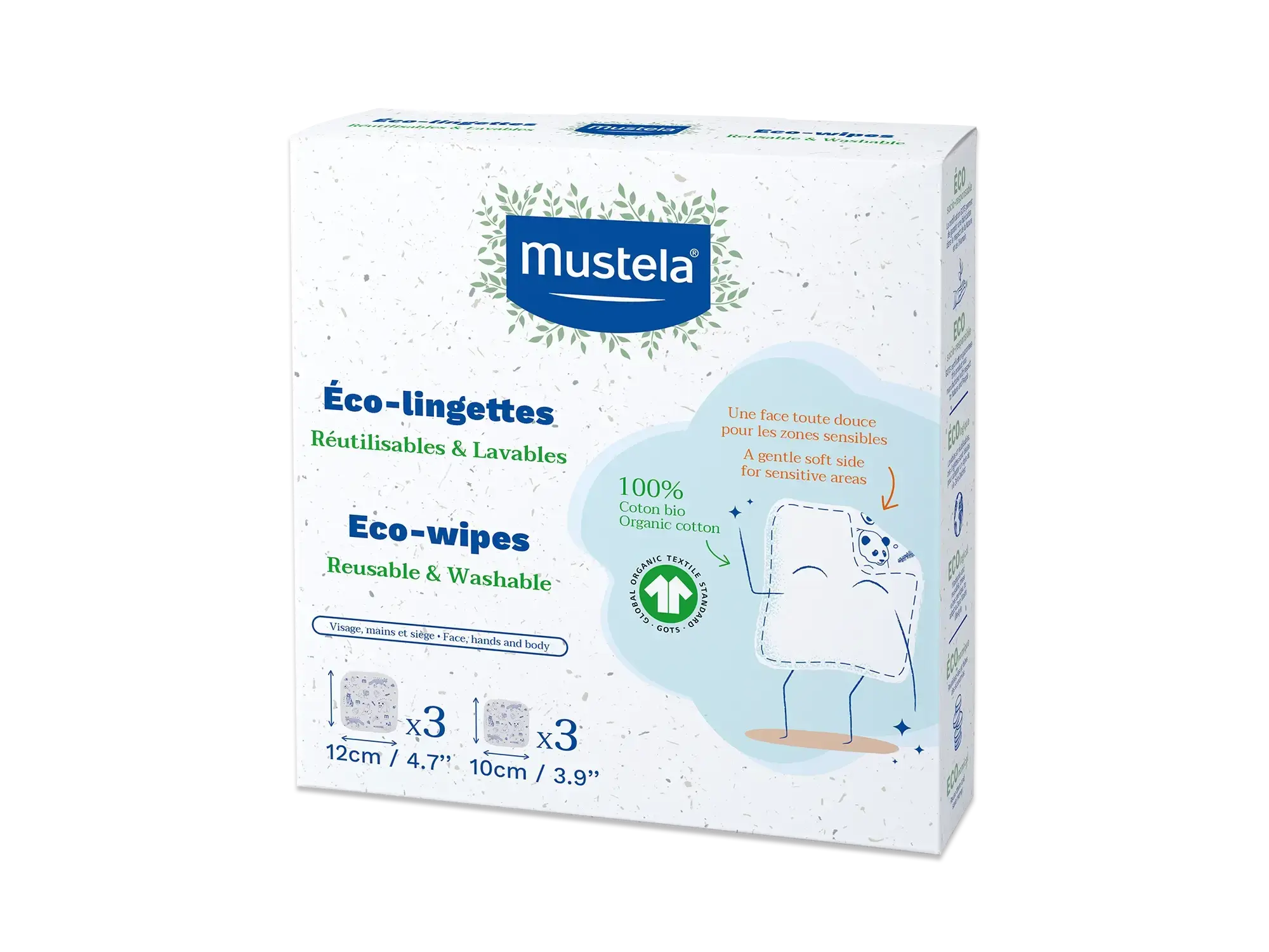 Reusable eco wipes