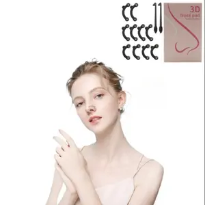 Silicone Nose Pad, 7 Counts/12 Counts Nose Shaper Lifter with Accessories, Nose Bridge Straightener, Nose Up Lifting Shaping Tool, Face Care Tool for Women & Men