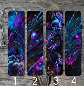 Durable Dragon-Themed Metal Bookmarks, Book Page Markers, Literary Accessories for Enthusiasts