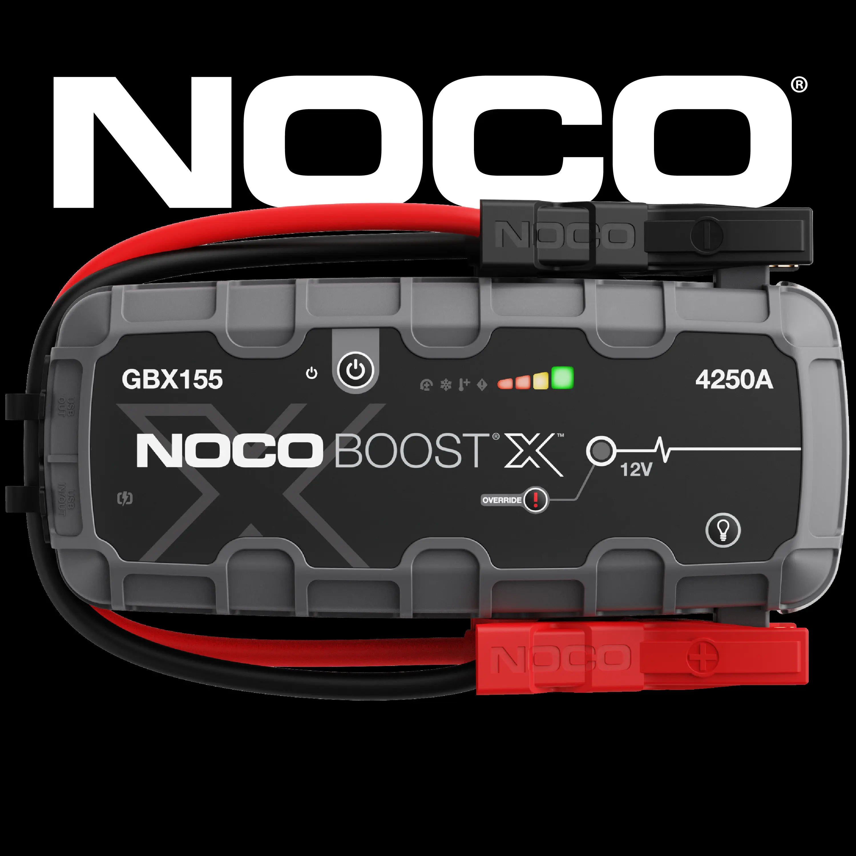 NOCO Boost X GBX155 4250A Jump Starter for 10.0L Gasoline and 8.0L Diesel Engines NOCO Boost X GBX155 4250A Jump Starter for 10.0L Gasoline and 8.0L Diesel Engines