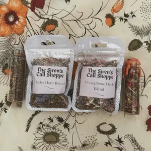 Hades and Persephone Spell Blend, Death Witch Spell Blend, Chthonic Deity Spell Jar Underworld God Offerings Hades Devotee, Persephone Devotee