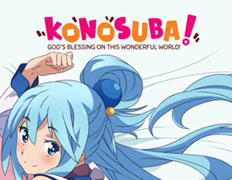 Konosuba (Aqua & Megumin) Anime Large Pillow Officially Licensed Brand New