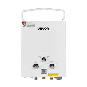 VEVOR Portable Propane Water Heater 5L Tankless with Accessory Regulator for RV VEVOR Portable Propane Water Heater 5L Tankless with Accessory Regulator for RV