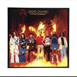 Lynyrd Skynyrd Street Survivors Signed Album Cover Replica