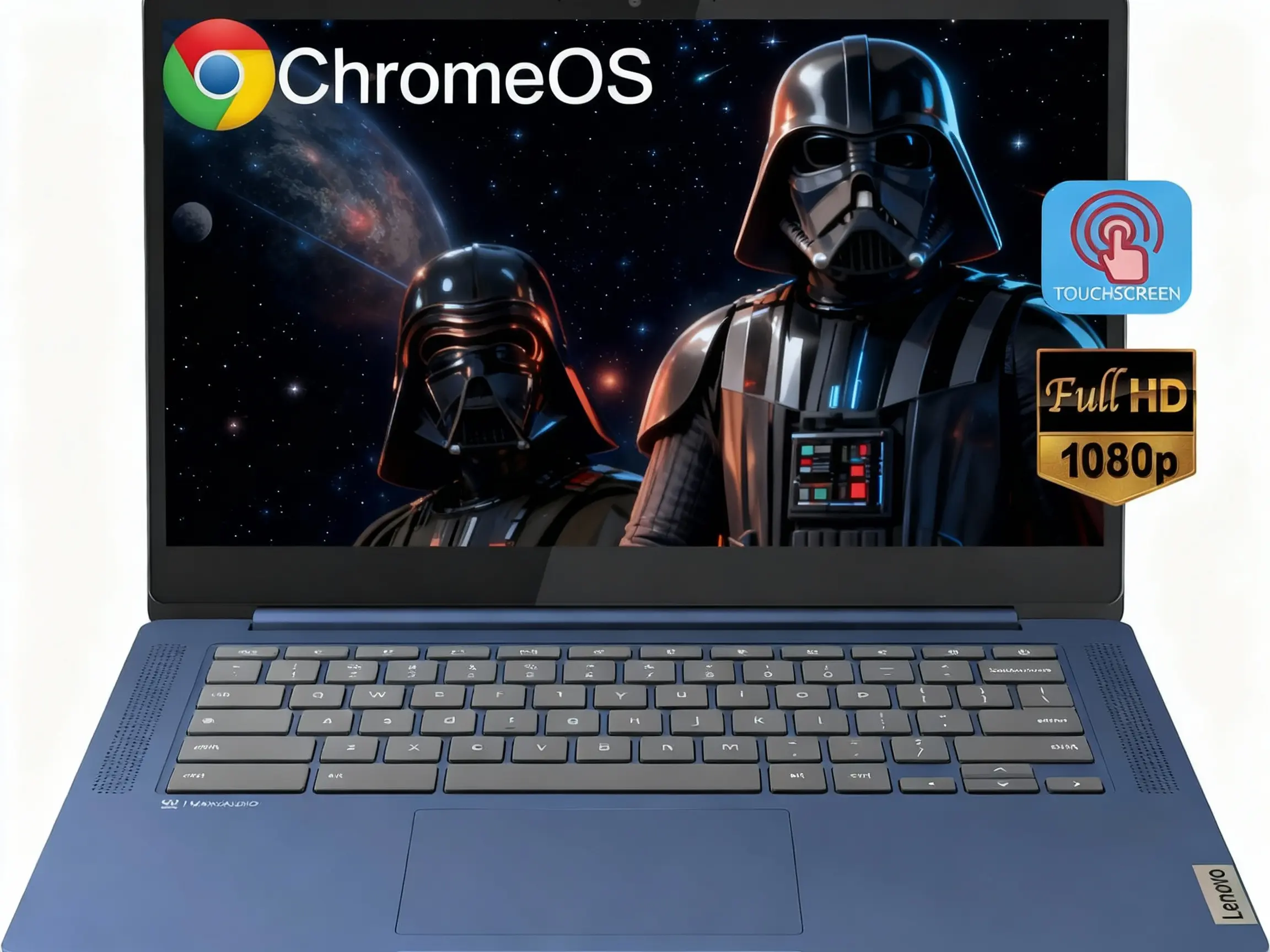 Lenovo 14” FHD Touchscreen Laptop |  64GB eMMC | MediaTek 8-Core | Free 256GB SD Card + Branded Mouse