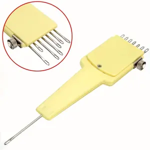 Knitting Machine Transfer Comb with 7-Point Tool, Heavy-Duty 1x7 Stitch Mover, Compatible with Most Home Knitting Machines