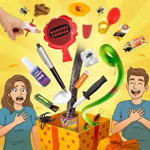 LovesTown 25-PCS Prank Kit, Funny Gag Gift, Classic Novelty Toy Set for Kids, Ideal for April Fools, Party Favors & Goodie Bag Stuffers