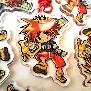 KH Sora Keychain - Cute Bag Charm Keychain for Keys & Backpacks, Kawaii Gift for Fans!
