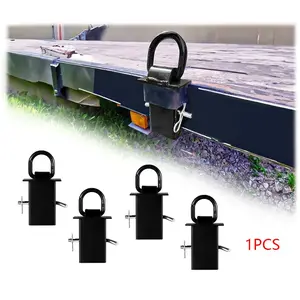 12000 lbs Trailer Stake Pocket D Ring Tie Downs for Flatbed Trucks Trailers Towing Truck 1/2" Hitch Pin Standard 2" x 4" Stake Pockets Secure Anchors