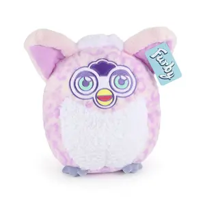 Jay Franco Furby Plush Pillow Buddy – 15 Inch Kids Ultra-Soft Stuffed Plushie & Cozy Pillow, Official Licensed Product, Purple