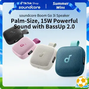 soundcore Boom Go 3i by Anker, Portable Speaker, 15W Punchy Sound, 24H Playtime, IP68, BassUp 2.0, Emergency Charging, Bluetooth 6.0, Waterproof Speaker for Hiking/Cycling/Camping #DealsForYouDays, #summerwins