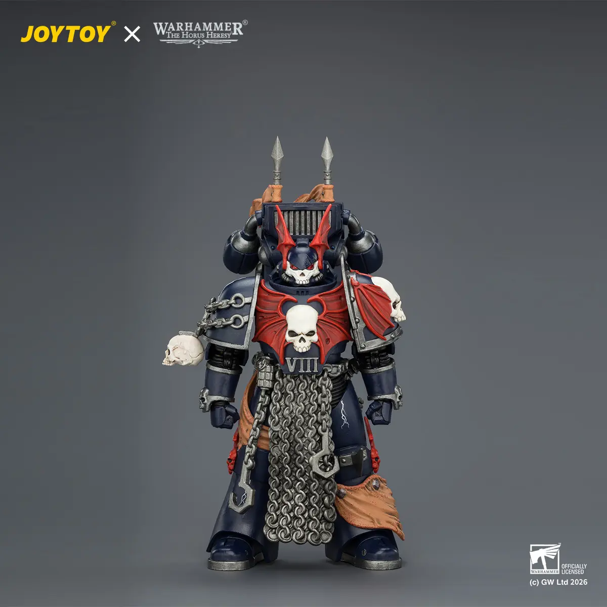 JOYTOY Warhammer "The Horus Heresy" 1/18 Action Figures Night Lords Legion Praetor with Jump pack