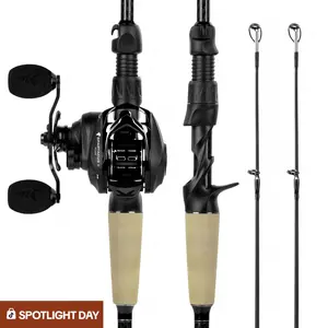 KastKing Spartacus II Plus Fishing Rod Combo, Sensitive IM6 Graphite, Twin-Tip with Extra Backup Tip, Smooth Casting Guides SummerVibes