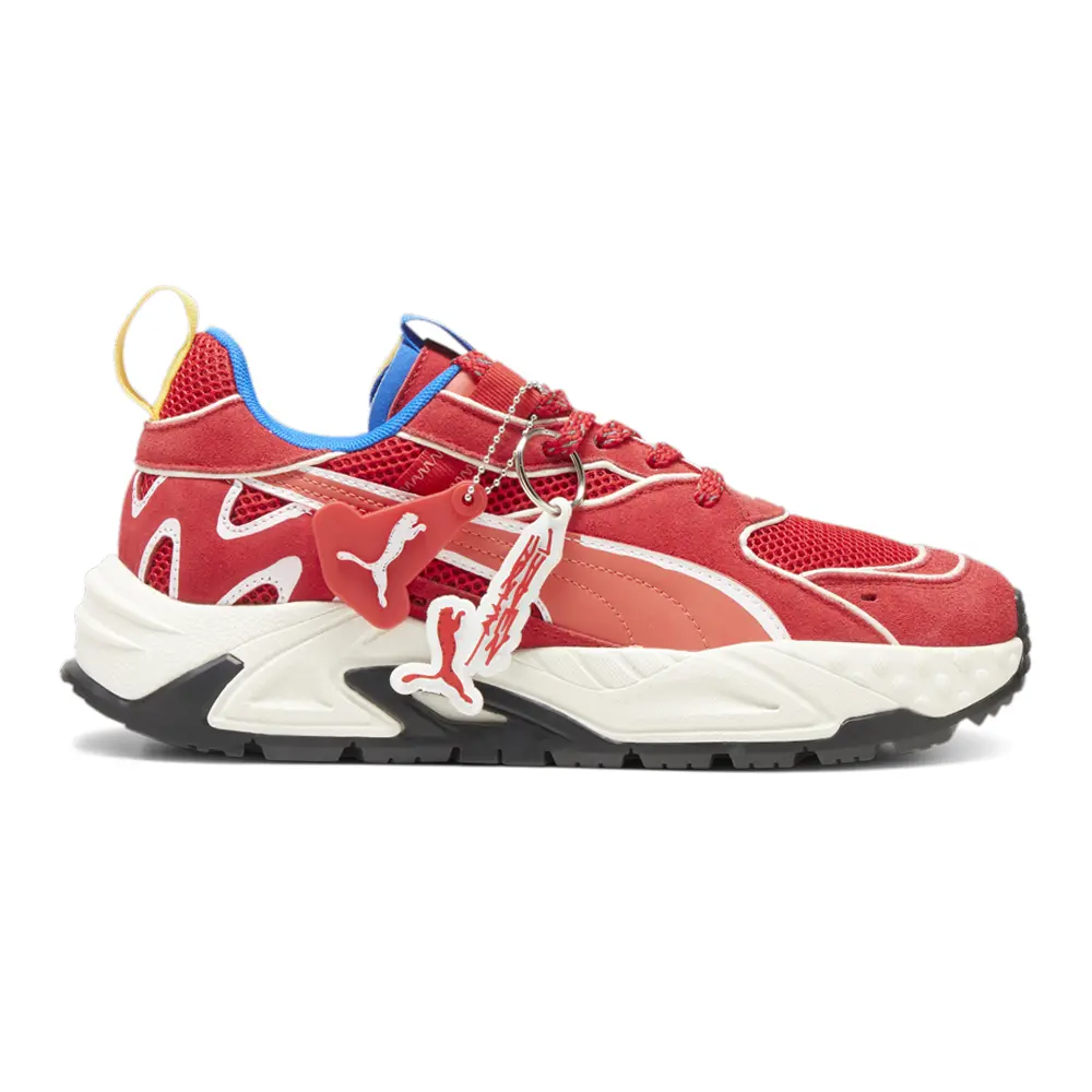 PUMA Mens Scuderia Ferrari X Joshua Vides Rs Trck Lace Up Sneakers Shoes Casual - Red