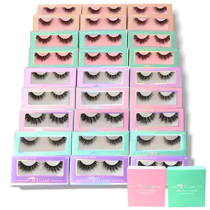 BTLLSSH Lash 27Pairs 3Styles MIX False Eyelashes Faux Mink Handmade Volume Natural Makeup Cosmetic for Everyday Use