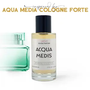 Reverie Parfums Acqua Medis - Perfume Inspired by Aqua Media Cologne Forte  - Unisex Fragrance Citrus Woody Musk Bergamot Orchid Musk
