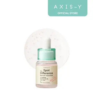 AXIS-Y Spot The Difference Blemish Spot Treatment - Vegan Korean Skin Care Face Serum with 4-Terpineol, 2% Niacinamide and AHA + BHA for Breakouts and Skin Barrier Repair - (0.50 fl oz | 15ml)