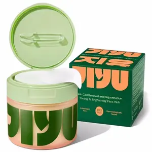 Jiyu Toning Polish Pads (100 Count) - Brightening& Hydrating Daily Skincare Routine for All SkinTypes