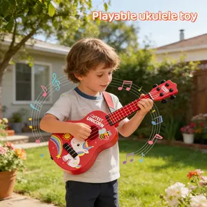 Ukulele Guitar Music Toy, Affordable Guitar, Cute Animal Design, Playable Instrument, Parent-Child Interaction, Educational Gift