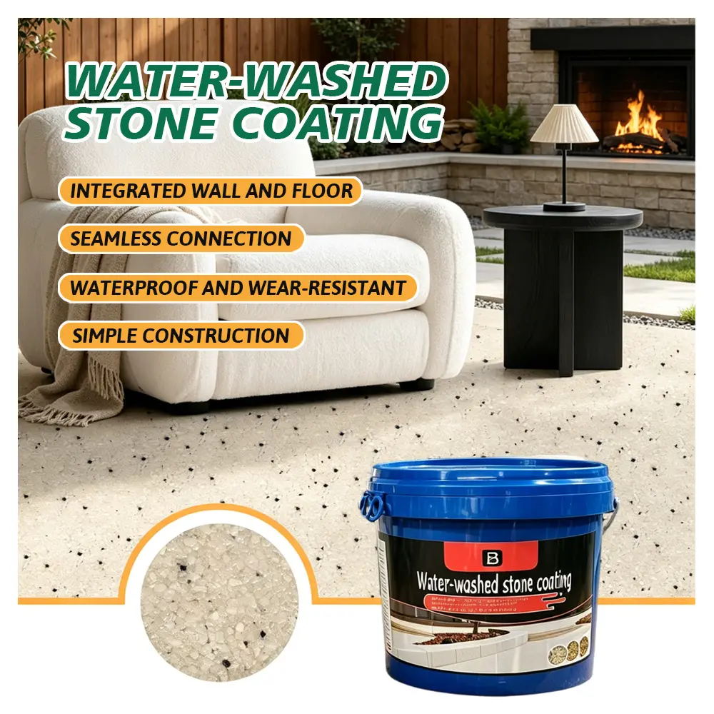 Multi-Size Epoxy Floor Paint (0.5 kg, 1 kg) - Easy-to-Use, Durable, Anti-Slip, Waterproof, Self-Leveling, Glossy Washable Stone Coating for Concrete, Outdoor Surfaces - Black, White and Grey Floor Paint