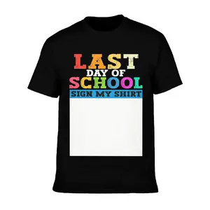 Bruh It'S My Last Day Of School Sign My T- Shirt For Boys Soft Fabric Comfortable Short Sleeve Tees Perfect For Boys Shirts Boy Girl Best Gift