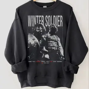 Vintage Bucky Banes Graphic Shirt, Sebastian Stan Winter Solider Movie 2025 Sweatshirt, Cotton Comfort Cloud Tee Hoodie, Gifts for fan